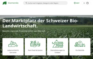 Biomondo ist ein Online-Marktplatz. Hier können Biobetriebe ihre Produkte für Gross- und Privatkunden anbieten. Ende Winter wird es möglich sein, dass auch Privatkunden online bestellen und bezahlen werden können.
