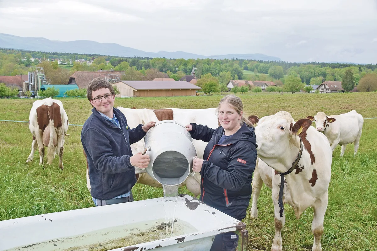617dbbe11ace86c1e2256a67af555bda17273927 Jessica Deppeler und Dominik Moll sind beruflich und privat ein eingespieltes Team.(Bilder Peter Fankhauser)