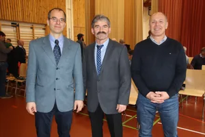 Die letzten drei Vorstandsmitglieder mit Andreas Guyer, Urs Denzler und Jürg Huber wurden an der Generalversammlung verabschiedet.