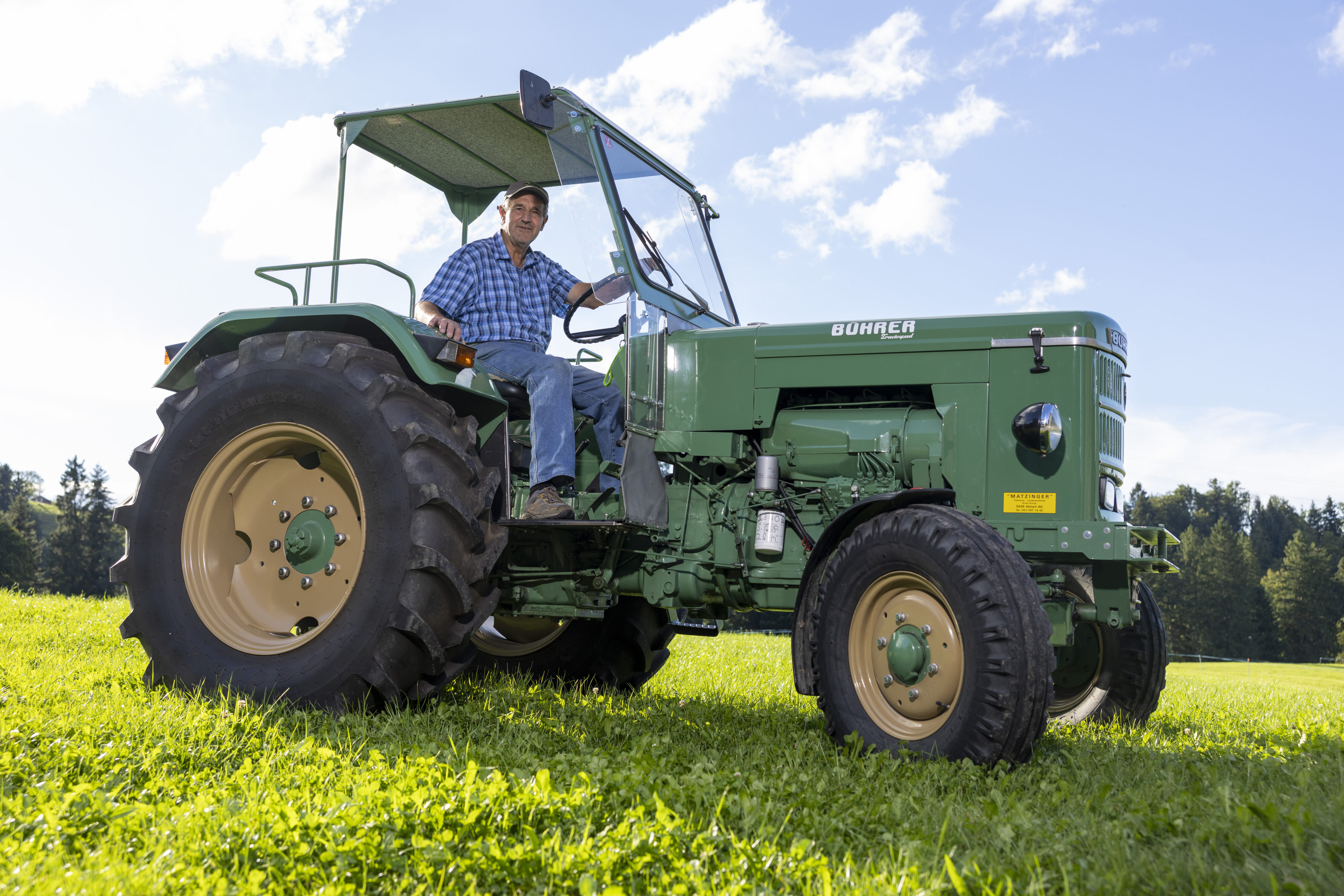 Der Bührer PM19 ist der Traumtraktor von Sepp Schmid aus Schönenberg.