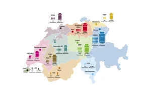 In der Dachorganisation der Schweizer Milchproduzenten SMP vertreten 11 regionale Mitglieds-Organisationen die Interessen der Landwirte.