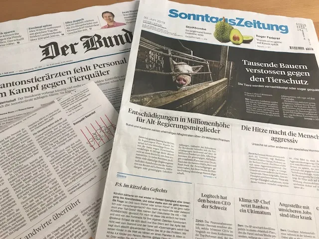 f76b220ebde64b945b009ee5b79d5dbcede4be38 Geballte Macht der Zürcher Medienbarone: Tamedia-Titel können verteilt übers ganze Land polemisieren. (Bild akr)