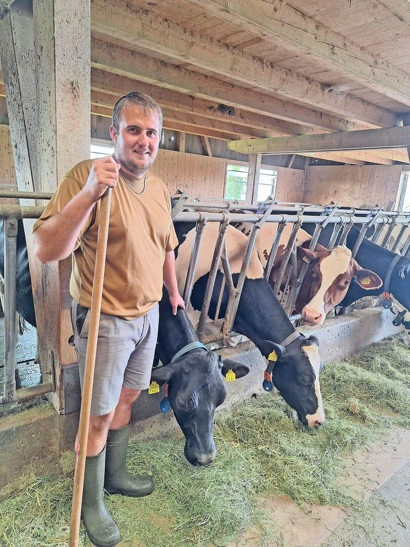 Fabian Duss-Koller übernimmt mit seiner Frau zusammen per 2026 den elterlichen Betrieb.