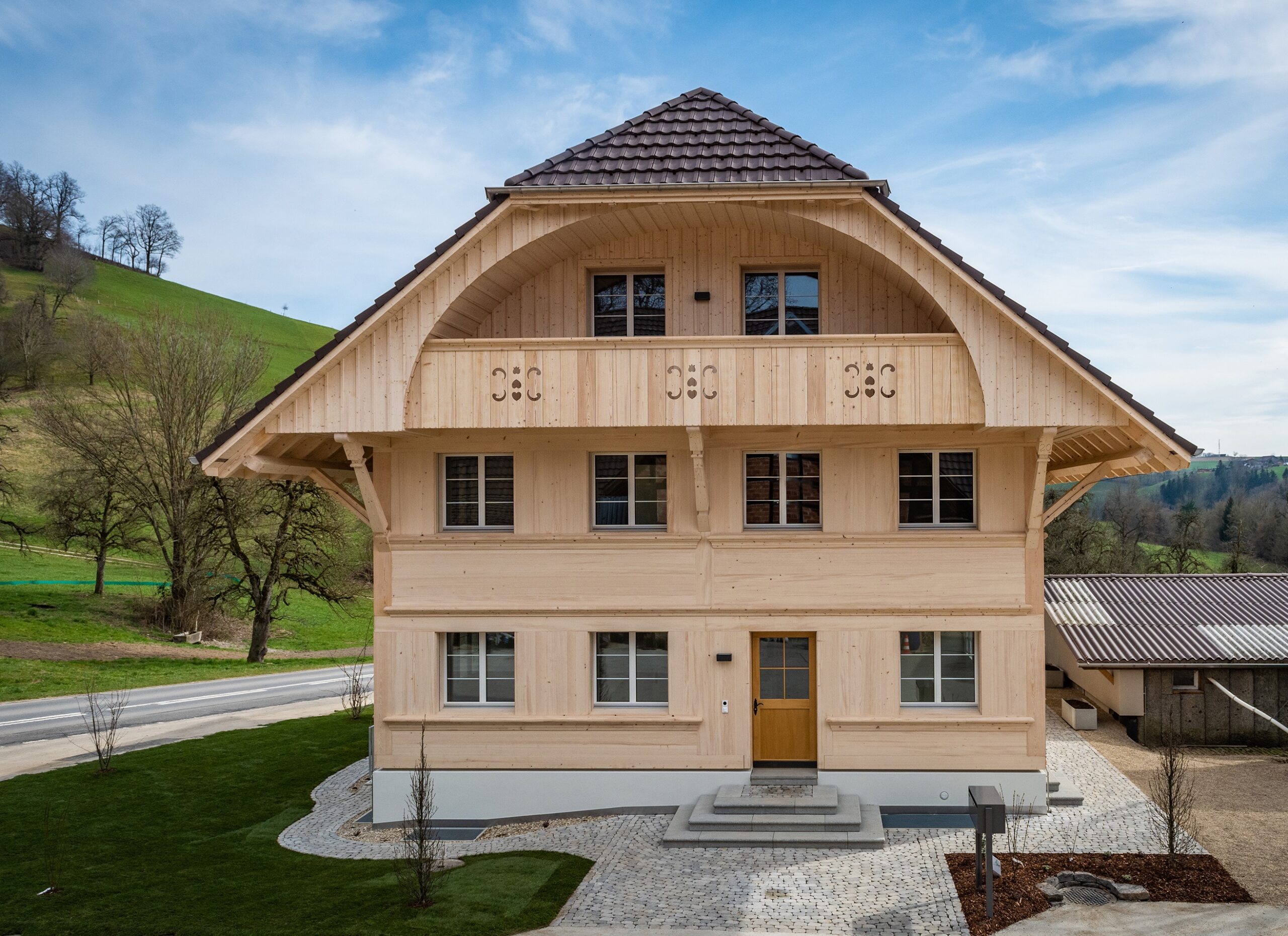 Wohliger wohnen im Ersatzneubau aus Holz