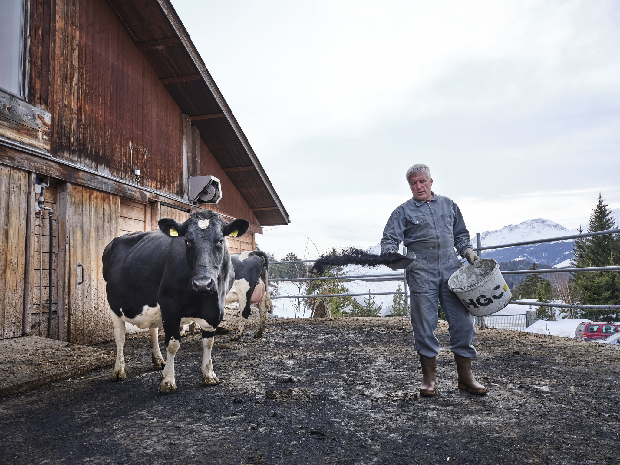Auf geht's: Die Bündner Klimafarmer starten