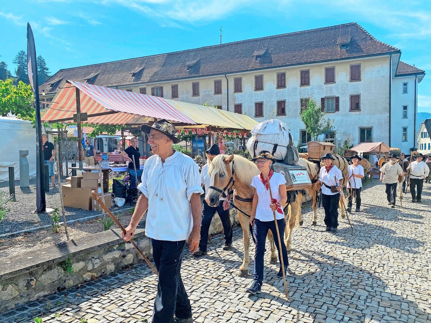 Bild des Säumerfests in Stans NW: Das Culinarium Alpinum will kulinarische Traditionen bewahren und nachhaltige Entwicklungen fördern.