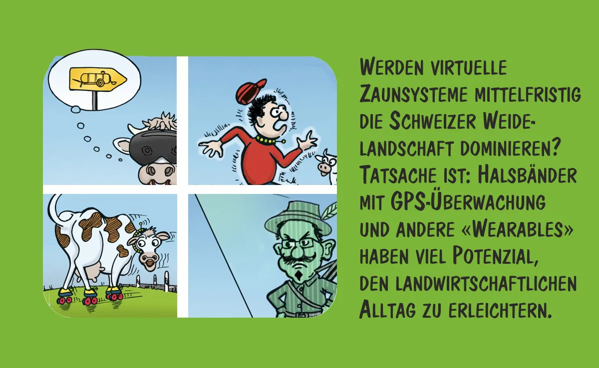01_September Cartoon von Marco Ratschiller/Karma: Die Zukunft der Weidezäune