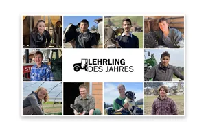 Unsere zehn Favoritinnen und Favoriten von «Lehrling des Jahres 2022» freuen sich auf Ihre Unterstützung. Alle teilen eine grosse Begeisterung für die Landwirtschaft.