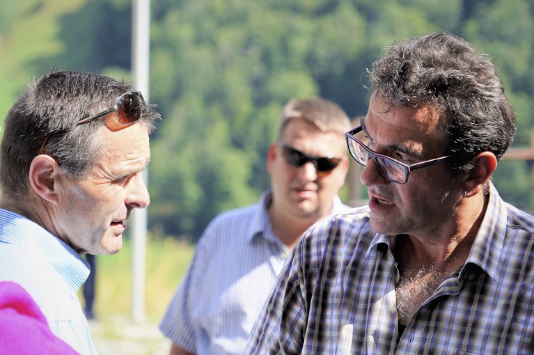 Urs Schneider und Fritz Waldvogel (Archivbild lid/mr)