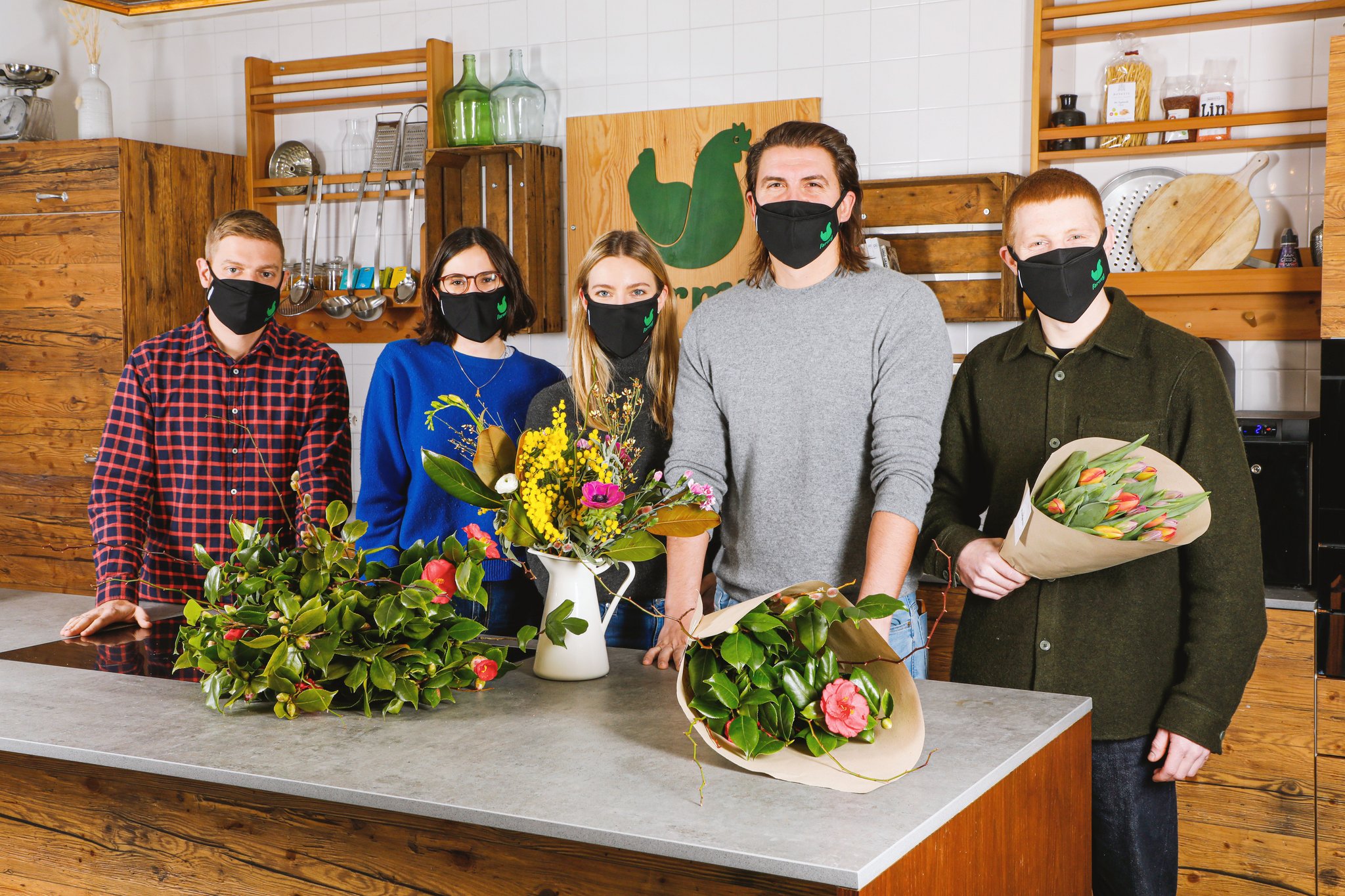 Der Online-Hofladen erweitert sein Sortiment durch Blumensträusse