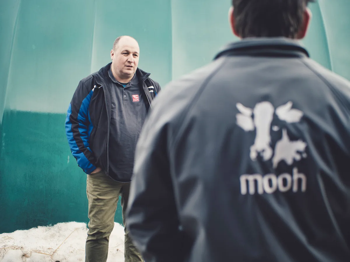 Mooh-Verwaltungsrat Jean-Bernard Chevalley konnte über ein gutes Jahresergebnis und höhere Basispreise informieren. (Bild Phil-Bucher / Mooh)