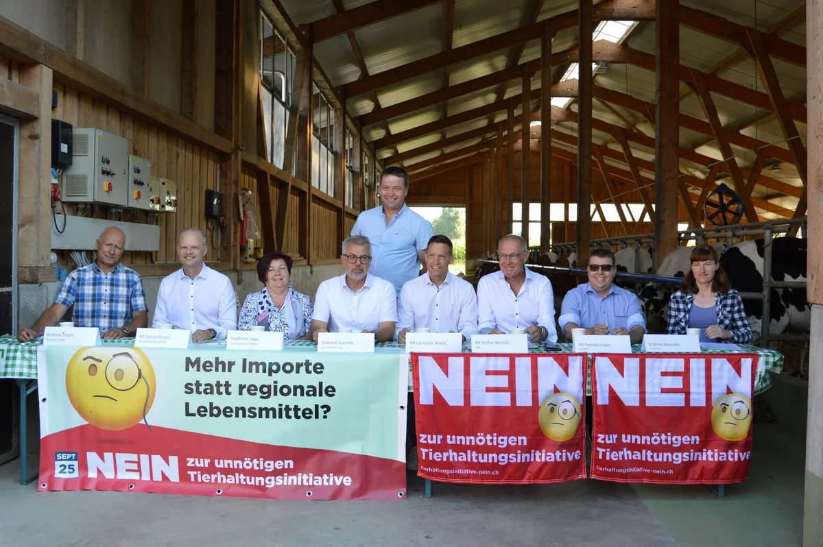 DSC_0058 Solothurner Landwirte sagen Nein zur Massentierhaltungs-Initiative