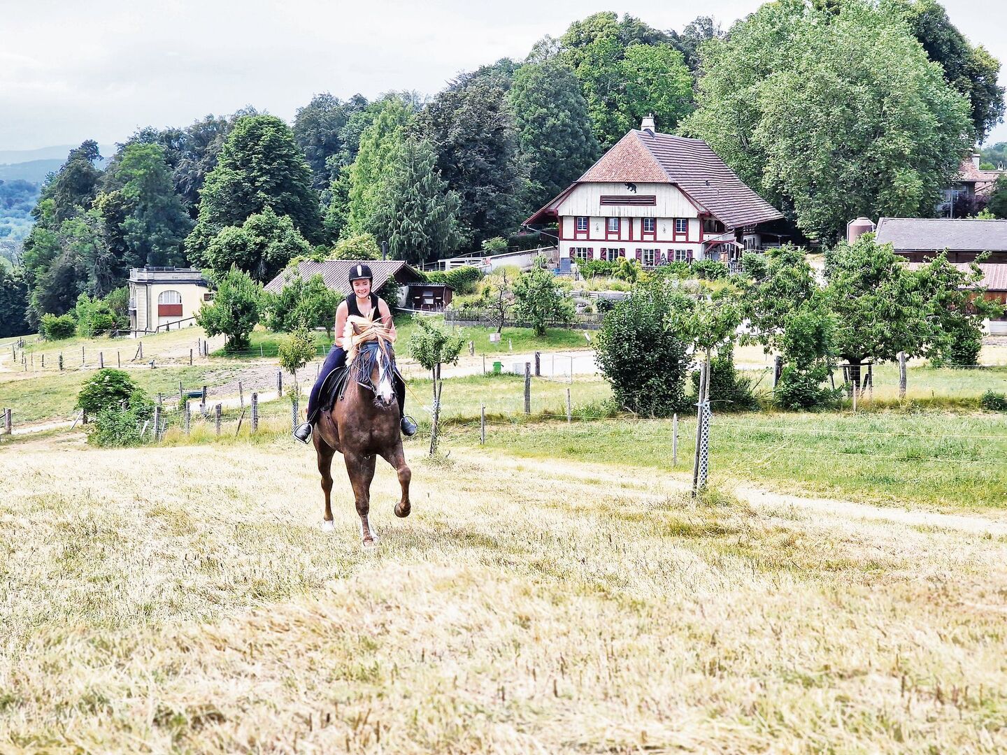 Milla Ambühl ist ein Stadtkind auf dem Bauernhof