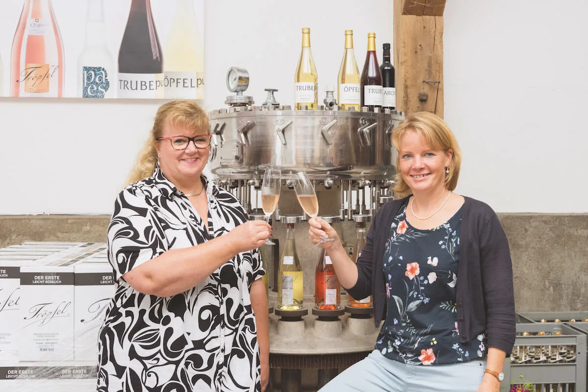 b06531051232aaeba7e2d61c9e21723d106fb817 Die beiden Tröpfel-Gründerinnen: Patricia Dähler-Kraus und Esther Schaefer-Meier.