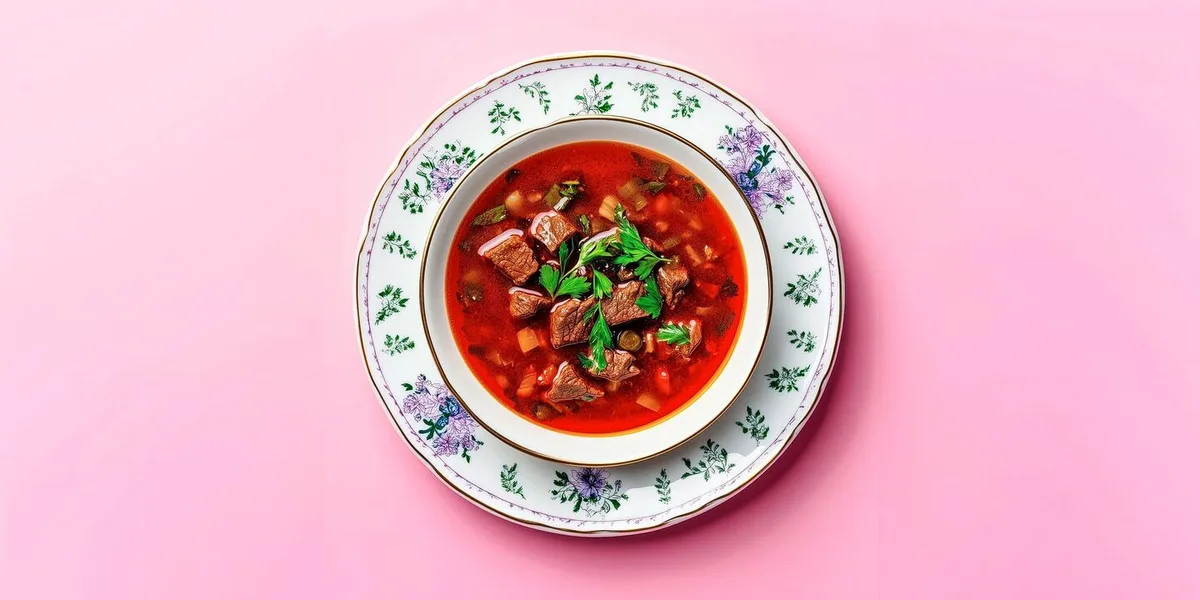 60b0c8c2832b69fe7895288b89e91f95c5ae409c6b160c01da4b70bf980db554 Wie schmeckt diese Randensuppe mit Fleisch? Und sollte die so schmecken? Zur Lebensmittelsensorik gehören die Beschreibung, Messung und Interpretation der Eigenschaften von Esswaren.