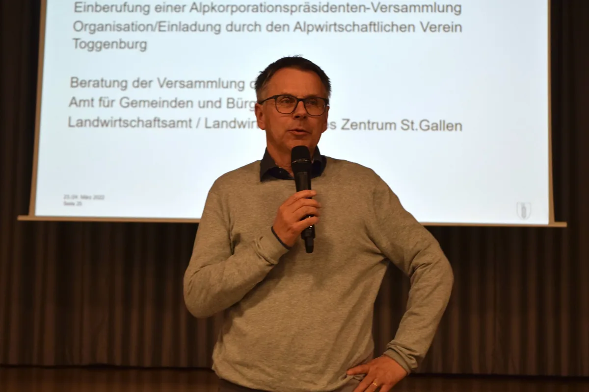 Hobi_Markus «Der Kanton St. Gallen legt den Alpkorporationen keinen Zeitplan vor»