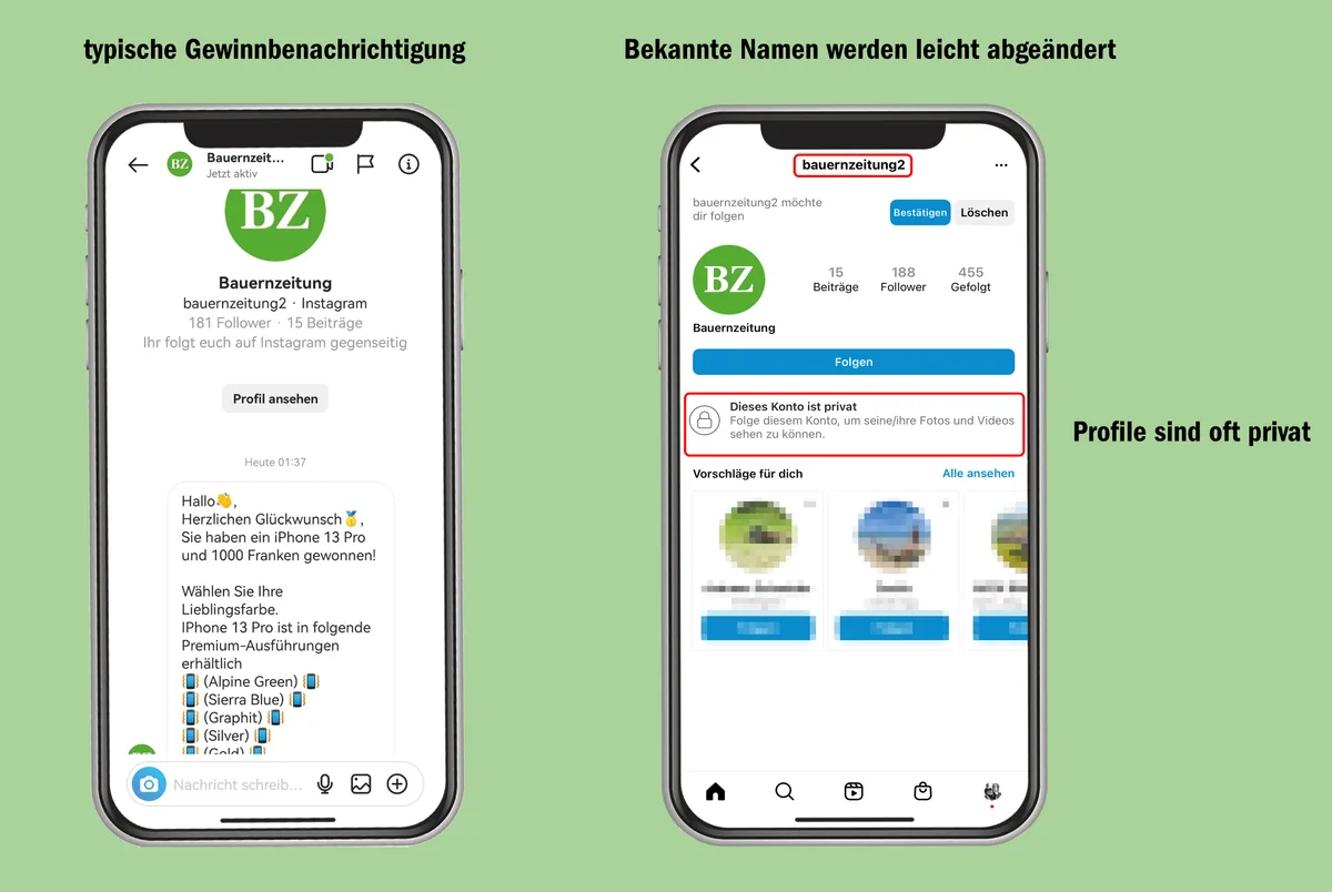 BZ-MAG2-45-OnlineFake Vorsicht gefälschte Profile: So erkennen Sie Fake auf Instagram