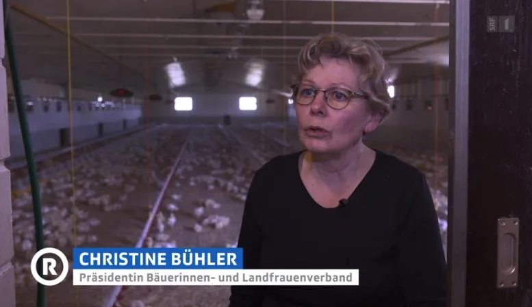 8c7cb032b744d72bccc8a373793641dc77417a53 Präsidentin des Schweizerischen Bäuerinnen- und Landfrauenverbands (SBLV) Christine Bühler fordert eine bessere soziale Absicherung der Bäuerinne. (Bild Screenshot SRF)