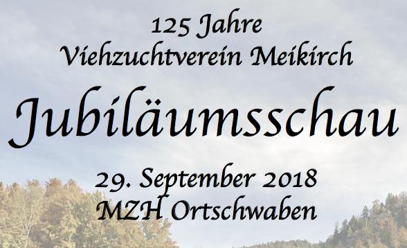 Jubiläumsschau: 125 Jahre Viehzuchtverein Meikirch