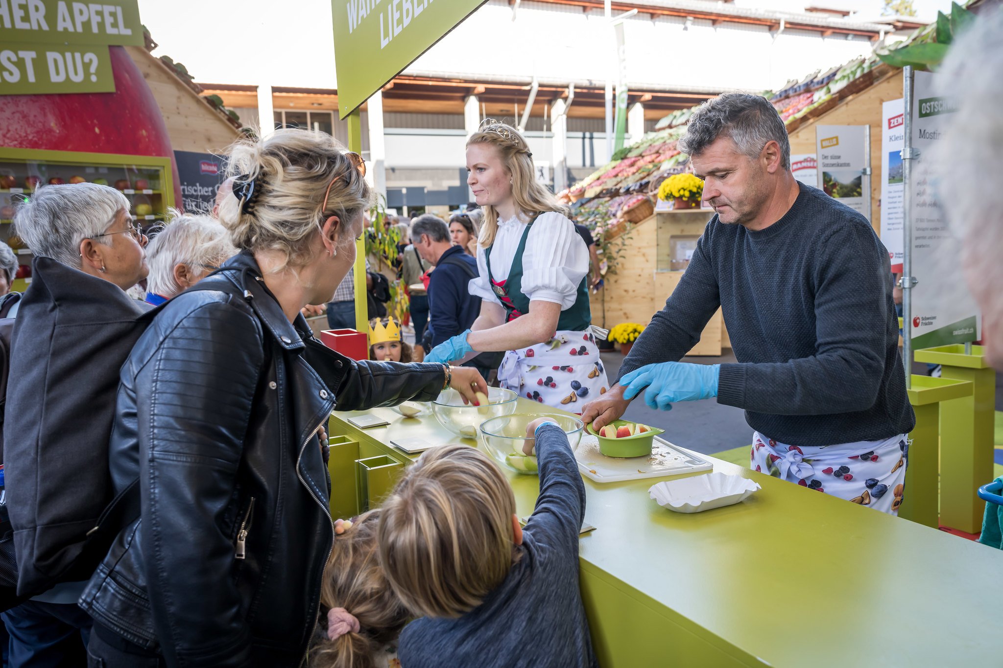 Olma-Besucher(innen) bevorzugten nicht den typischen Schweizer Lieblingsapfel