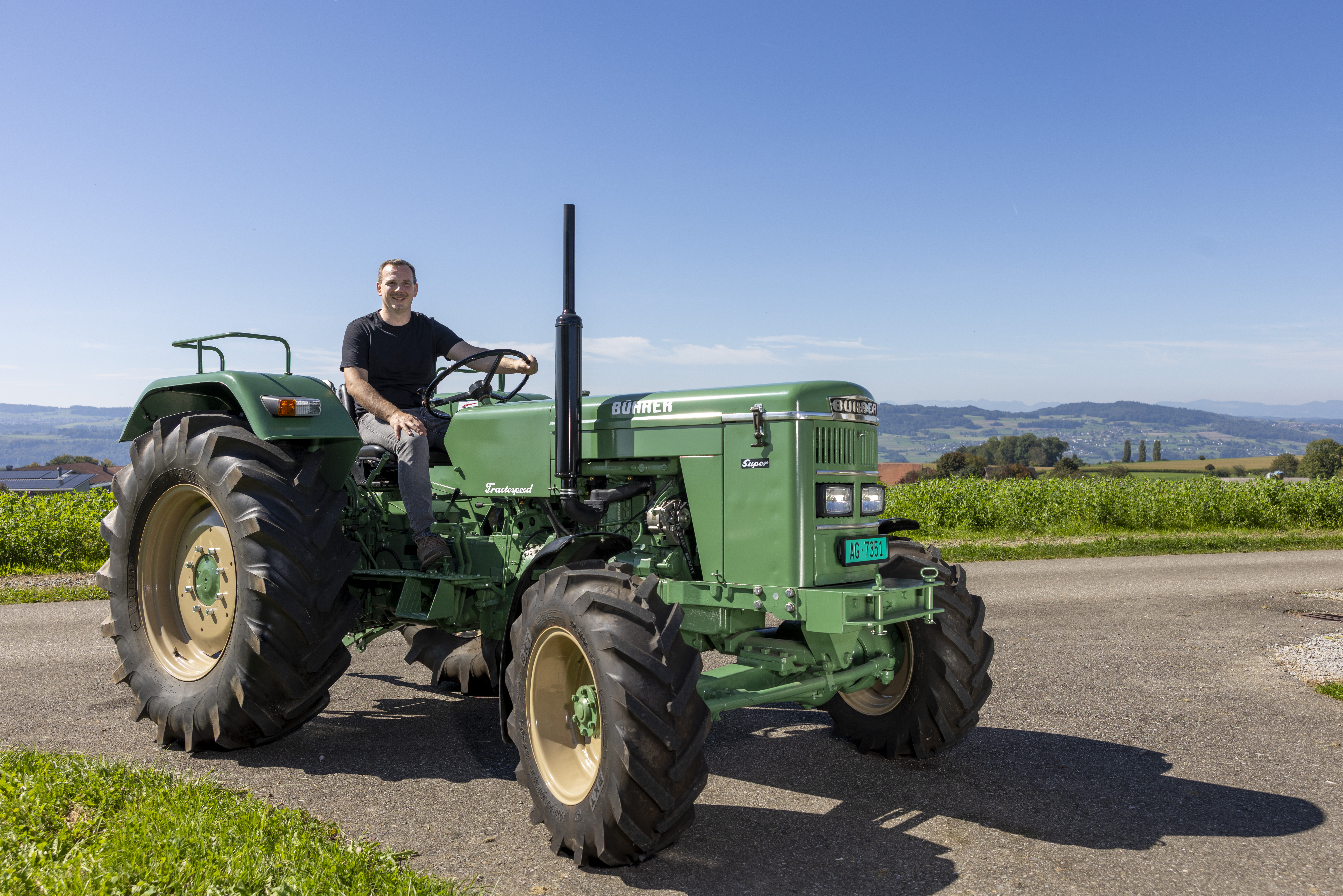 Der Bührer RP 21 A Super (Allrad) ist der Traumtraktor von Daniel Wyss aus Hermetschwil.