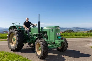 Der Bührer RP 21 A Super (Allrad) ist der Traumtraktor von Daniel Wyss aus Hermetschwil.