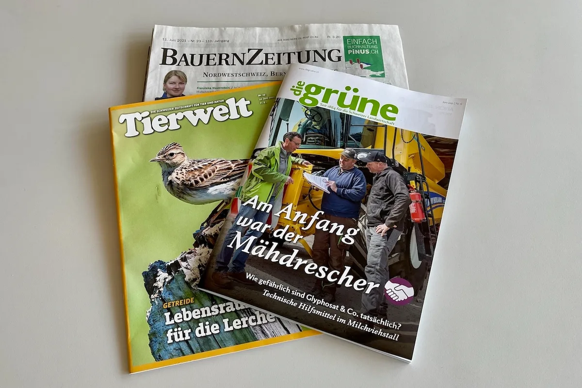 Die «Tierwelt» kommt zur Schweizer Agrarmedien AG – und damit zum Fachmagazin «die grüne» und der Wochenzeitung «BauernZeitung» (Bild: «die grüne» / Jürg Vollmer)