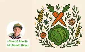 Nando Huber (24), aus Buch bei Frauenfeld, macht gerade seine Zweitausbildung zum Landwirt auf dem Betrieb von Urs Dietiker in Felben.