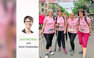 Schnell und dynamisch: die Landfrauen am Frauenlauf in Bern.