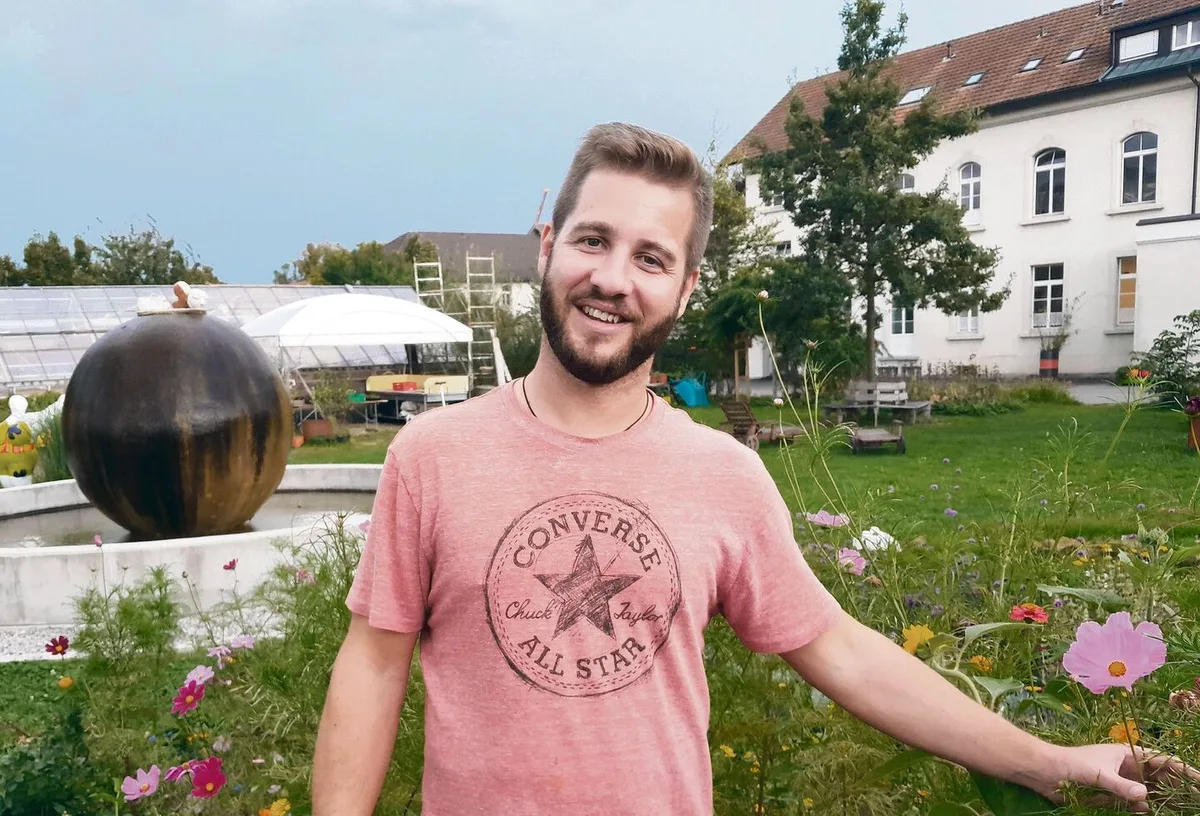 Dominic Scheuring ist stellvertretender Leiter des Ateliers naturgestützte Therapie. «Bei uns steht die Genesung und nicht die Leistung im Vordergrund», sagt er.