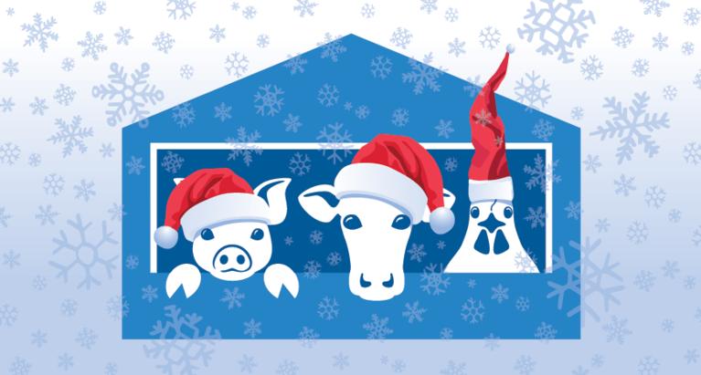 Frieren Tiere im Winter? Das Projekt Stallvisite hilft, Interessierte mit Fachleuten in der Landwirtschaft zusammenzubringen, um ihre Fragen zu klären. (Bild lid)