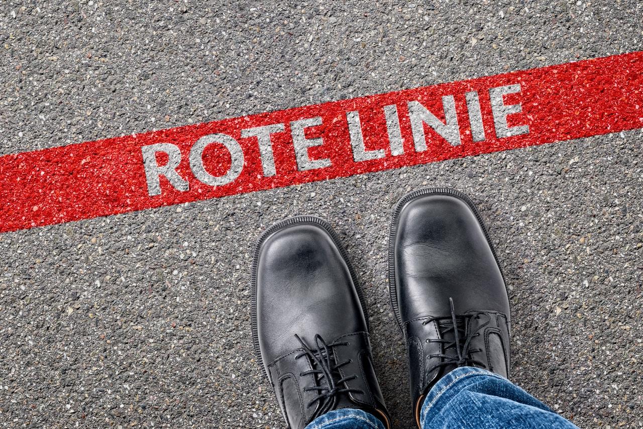 Rote Linie (Symbolbild: «die grüne»&nbsp;/ Adobe Stock)