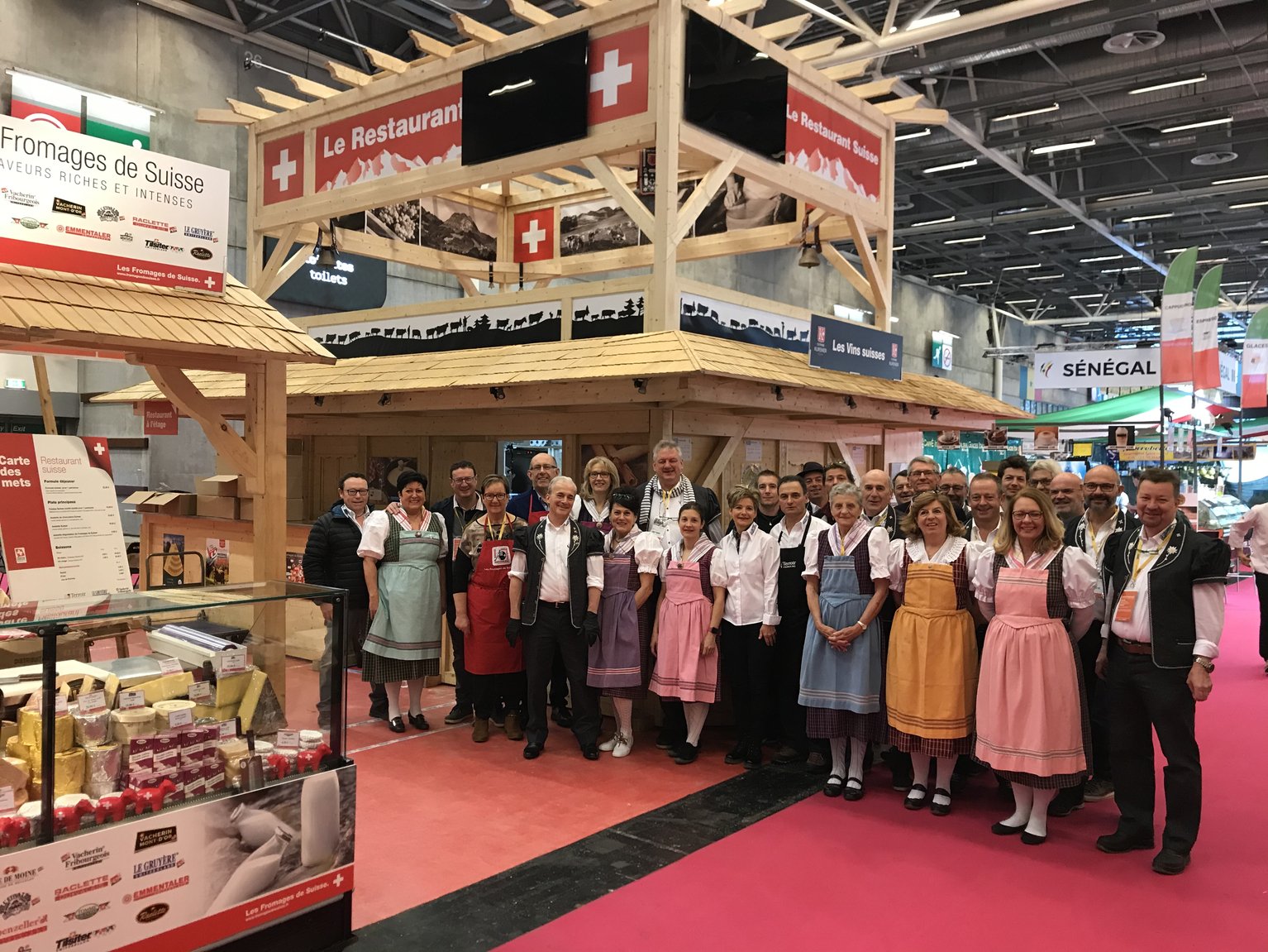 Der Schweizer Stand lief gut. (Bild Terroir Fribourg)