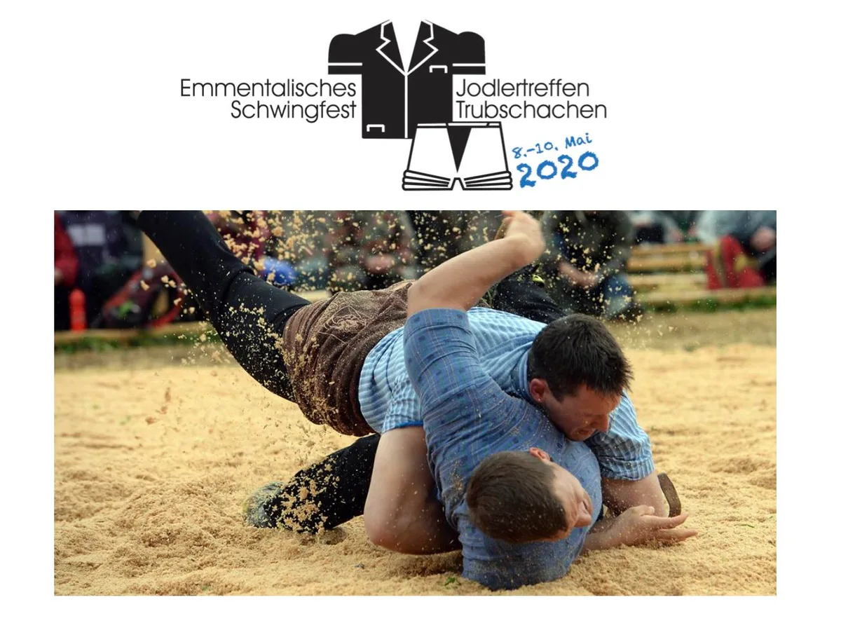 2a1ca0af4072361fb81cd9395071f6437da1c62f Anfang Mai sollten neben dem Emmentalischen Schwingfest noch weitere Veranstaltungen stattfinden. (Fotomontage jsc)