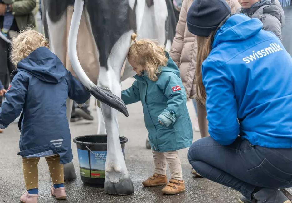 milchtag_swissmilk Schweizer Milch, Spiel, Spass und Kundenkontakt