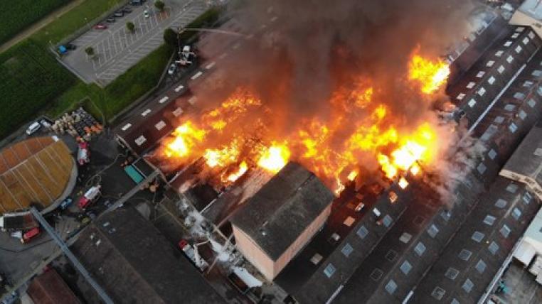 Grossbrand in Laufen BL