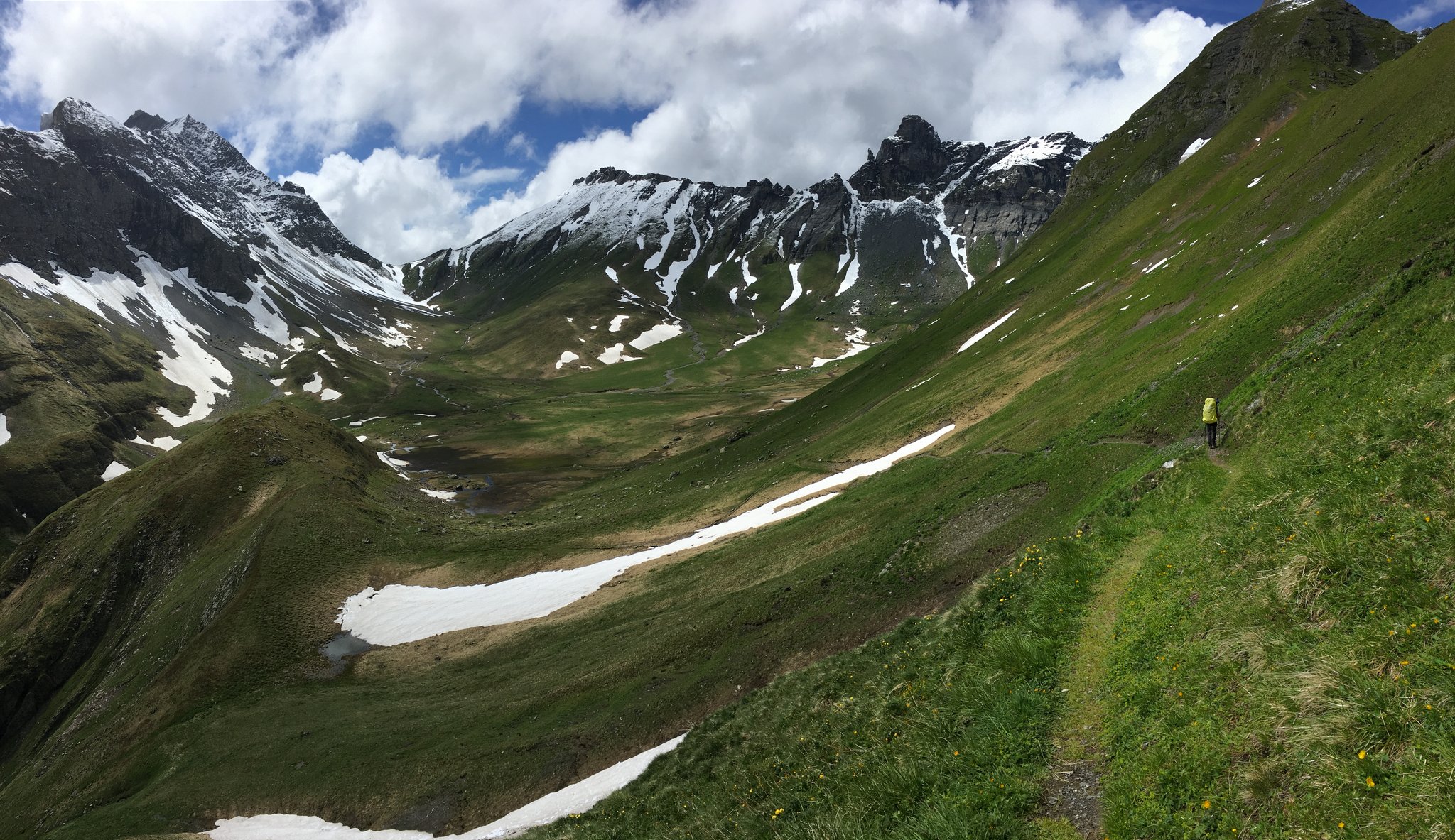 In schwindelerregenden Höhen auf der Via Alpina