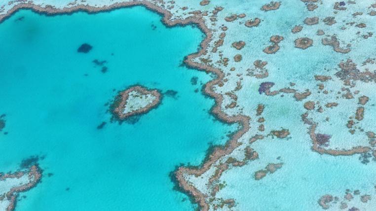 Great Barrier Reef von oben