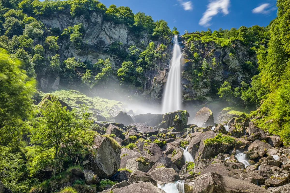 foroglio Fünf schöne Schweizer Wasserfälle