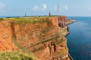 Helgoland beeindruckt landschaftlich.