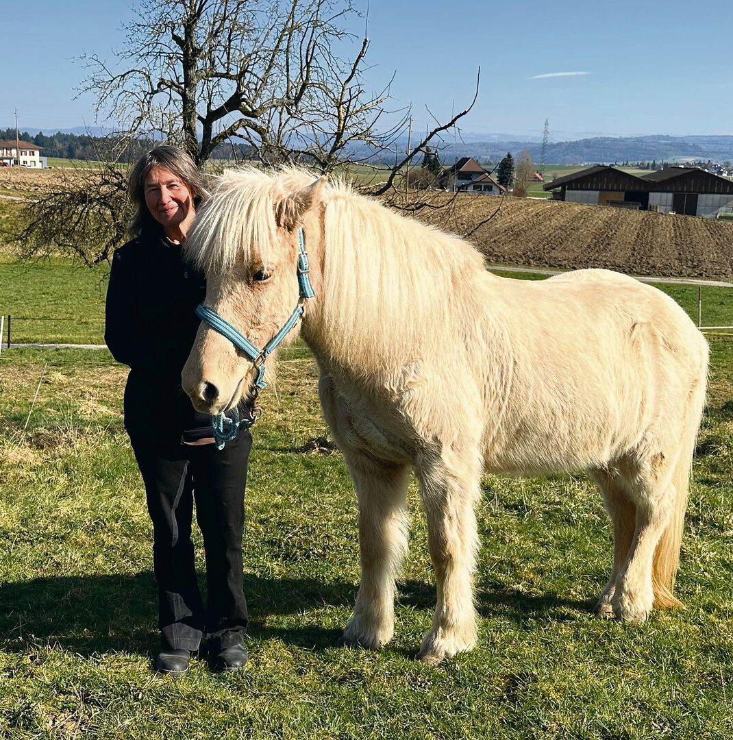 Petra mit Stute Leira
