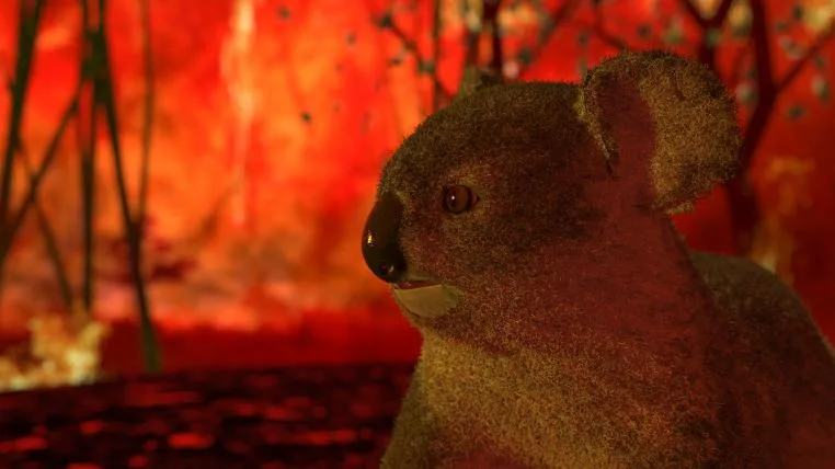 d23d5c8ab2ae2f54cacf79629ed946c00d0c913c Koala im Feuer in Azstralien