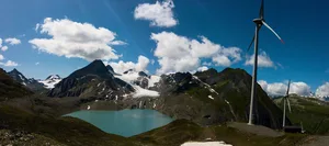 Dank Wasser- und Windkraft hat die Schweiz bei nachhaltigem Strom die Nase vorn.