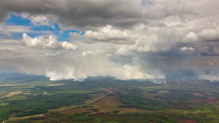 Waldbrand in Sibirien