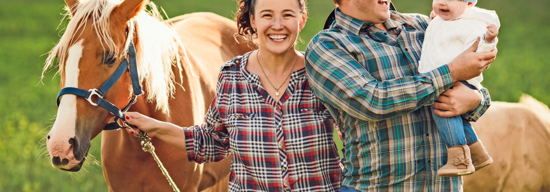 Zeit für Familie und Pferd