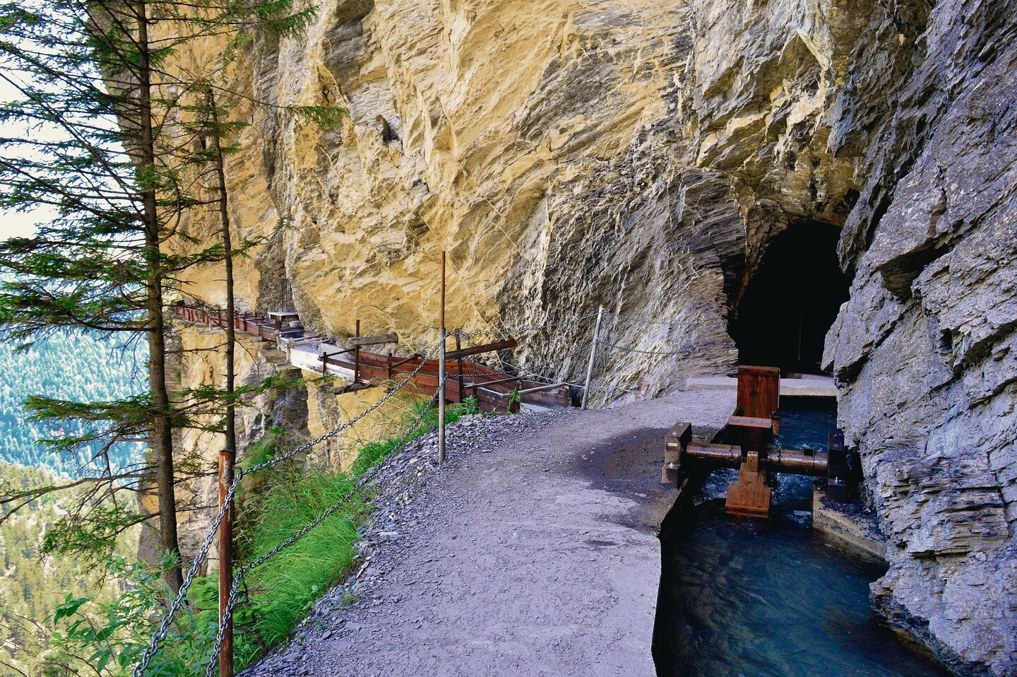 Die Bissen im Wallis sind ein Wunderwerk der frühen Ingenieurskunst.