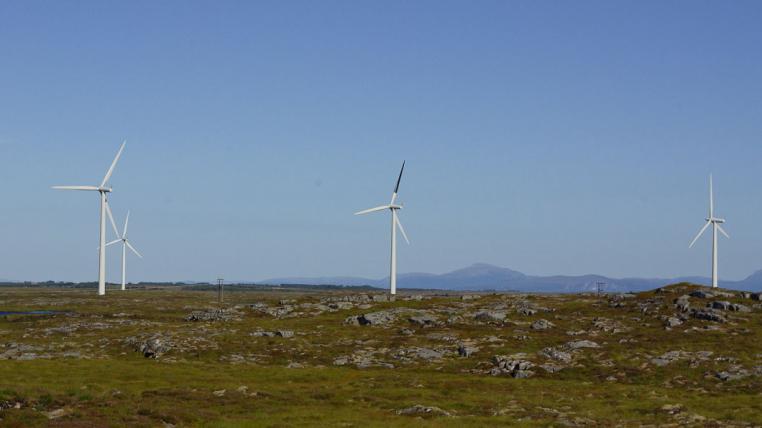 Windfarm Smøla in Norwegen