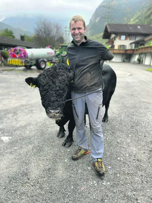 Der Bulle Exkalibur von Wisi Zgraggen ist der gutmütige Chef der Herde.