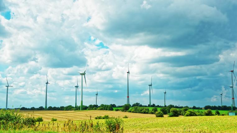 Windpark in der Nähe von Winterthur