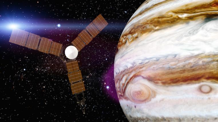 Raumsonde Juno beim Jupiter